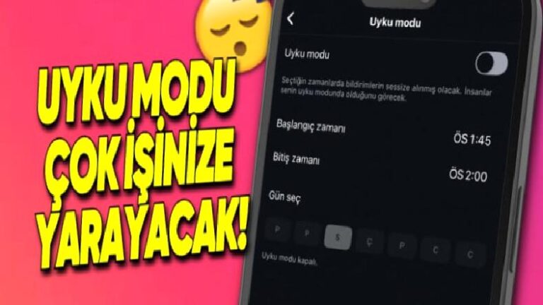 Instagram’ın Dijital Hayatınıza Bir Ara Vermenizi Sağlayan “Uyku (Sakin) Modu” Özelliği Nedir? Nasıl Kullanılır?