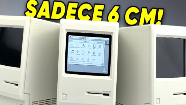 Sadece 6 Santimetre Uzunluğunda Macintosh Classic Üretildi (Siz de Yapabilirsiniz)
