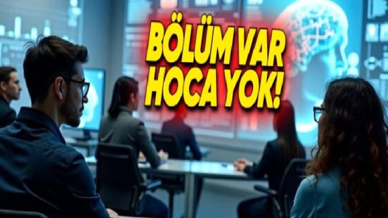 Türkiye’de Üniversitelerde Yapay Zekâ Bölümleri Var, Hoca Yok!