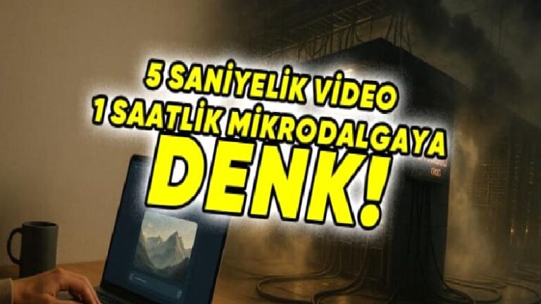 Yapay Zekânın Görünmeyen Bedeli: Bir Cevap, Bir Saatlik Enerji Tüketimine Denk!