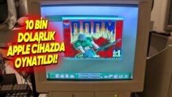 Hamilelik Testinden PDF Dosyasına Kadar Her Yerde Çalıştırılan DOOM, Şimdi de Apple’ın Neredeyse 30 Yıllık Bilgisayarında Oynatıldı