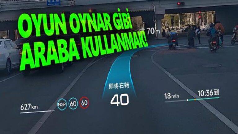 Huawei, Video Oyunda Otomobil Sürüyormuş Gibi Hissedeceğiniz Yeni Nesil Head-Up Display Teknolojisini Tanıttı