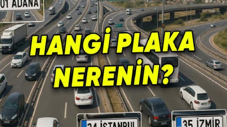 “Bu Nerenin Plakası?” Diyenlere: Türkiye Plaka Kodları Listesi