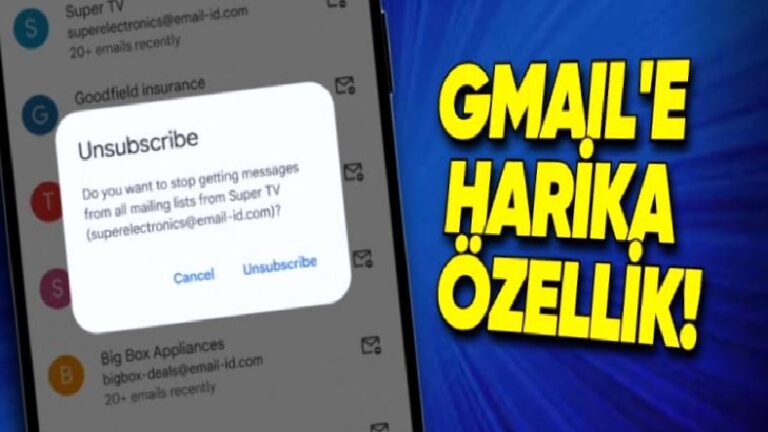 Gmail’e, Yağmur Gibi Gelen Kampanya Mesajlarından Kurtaracak Bir Özellik Geliyor