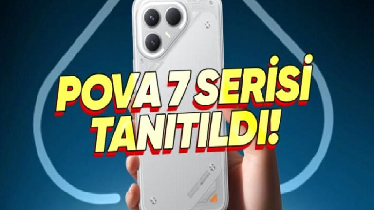 TECNO Yeni Uygun Fiyatlı Modelleri POVA 7 ve POVA 7 Pro’yu Tanıttı: İşte Özellikleri ve Fiyatı!