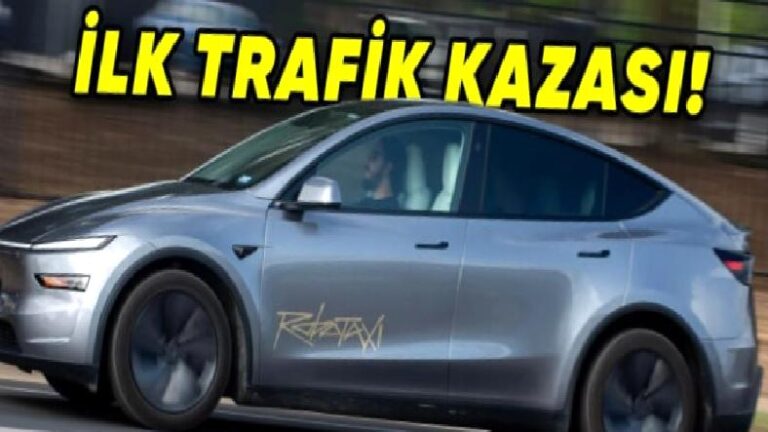 Tesla Robotaksi, İlk Kez Trafik Kazasına Karıştı: Kazanın Basitliğine Çok Şaşıracaksınız! [Video]