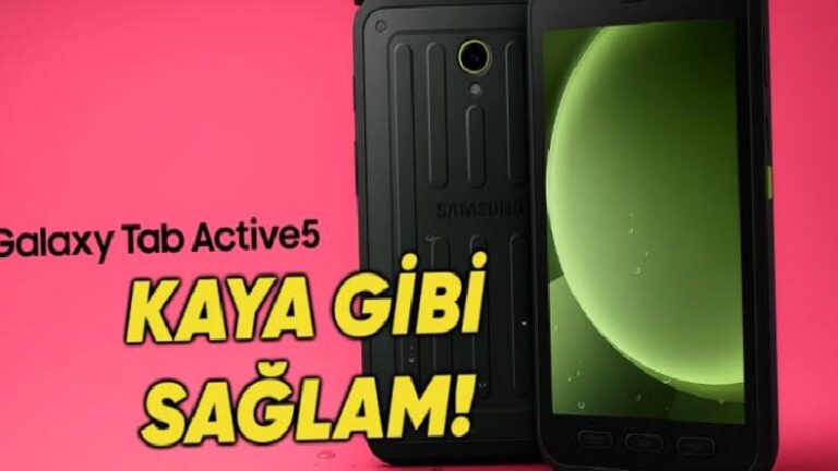 Samsung Zorlu Koşullar İçin Yeni Galaxy Tab Active 5 Sürümünü Tanıttı: İşte Özellikleri Ve Fiyatı