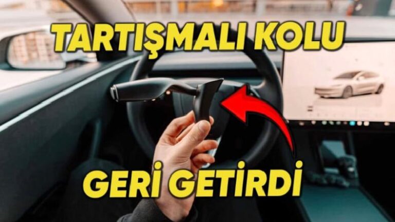 Tesla, Model 3’ten Çıkardığı Tartışmalı Sinyal Kolunu Ayrı Parça Olarak Yeniden Satmaya Başladı