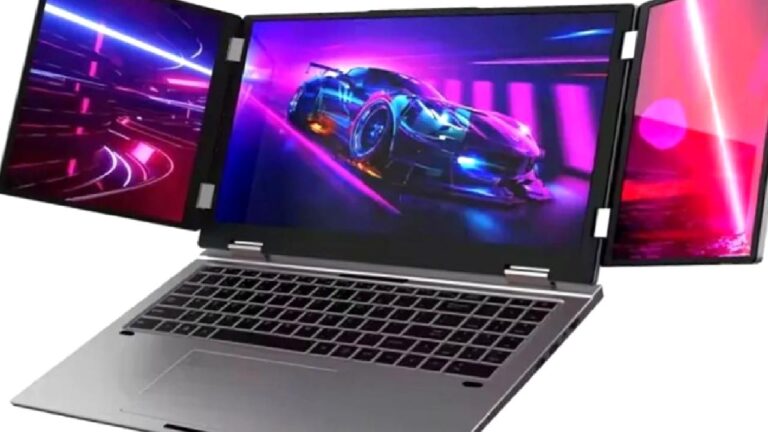 Markası belli olmayan üç ekranlı laptop satışa çıktı
