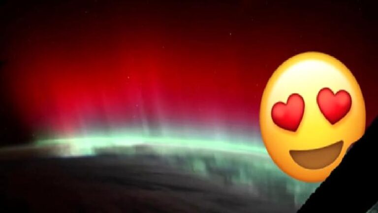 Uzay İstasyonundaki Astronotlar, Çok Nadir Görülen Kırmızı Kuzey Işıklarını Görüntüledi [Video]