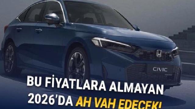 Civic Düşünenler İçin Son Günler Olabilir: Honda Güncel Fiyat Listesi!