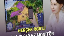 LG, Gerçek RGB Panele Sahip Dünyanın İlk 4K 240 Hz OLED Monitörünü Duyurdu