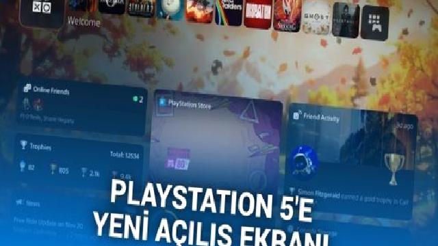 PlayStation 5’in açılış ekranı tasarımı yenilendi