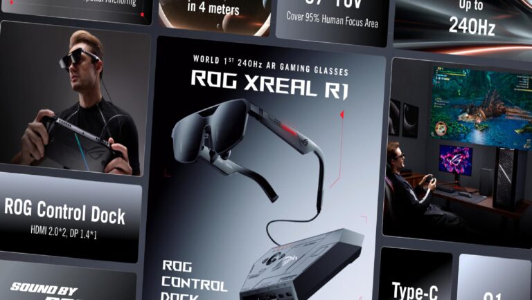ASUS’tan Devrim: ROG XREAL R1 AR Gözlüğü Tanıtıldı!