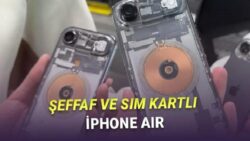 Bir YouTuber, Şeffaf Tasarımlı ve SIM Kart Yuvalı iPhone Air Tasarladı [Video]