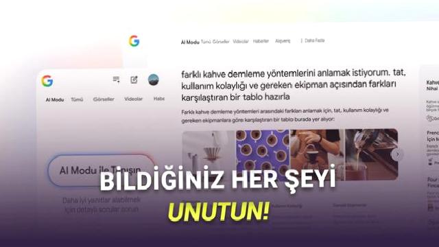 İnternet Kullanımımız Tamamen Değişecek: Google’ın AI Modu ve AI Bakışı Özellikleri Türkiye’de!