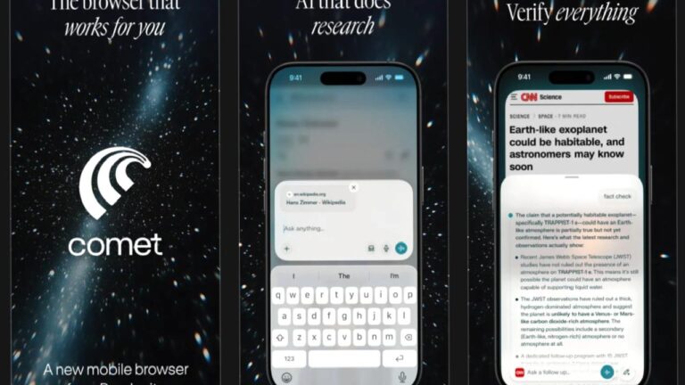 Bedava oldu ama bedeli var: Comet iPhone’a geldi