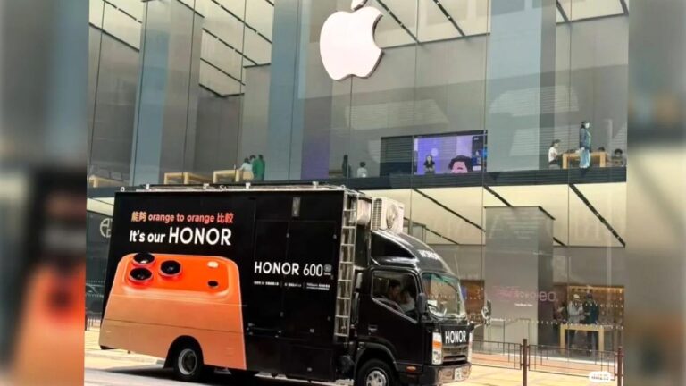 Apple Mağazası Önünde Honor 600 Rüzgarı!