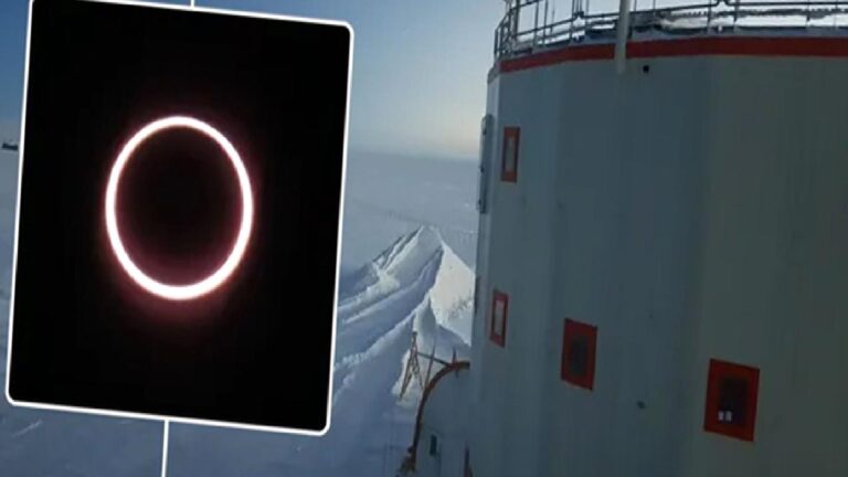 Dondurucu soğukta el yapımı mucize: Bu görüntüyü sadece 12 kişi görebildi