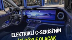 Mercedes-Benz, Elektrikli C-Serisinin Bilim Kurgu Filmlerini Andıran İç Mekânını Paylaştı: Televizyon Koysaydınız!