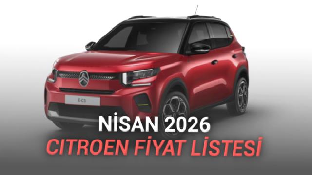 Nisan 2026 Citroen Fiyat Listesi: Hem Elektrikli Hem Hibrit C4’e Keyif Kaçıran Zam
