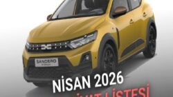Nisan 2026 Dacia Fiyat Listesi Açıklandı