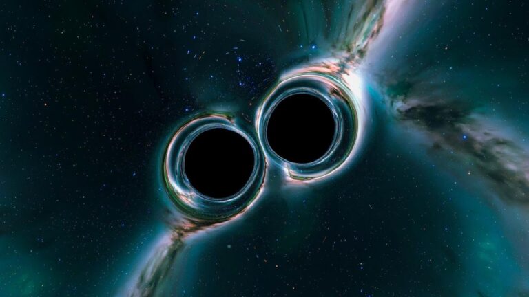 Uzayda kıyamet provası: İki dev kara delik çarpışmaya hazırlanıyor