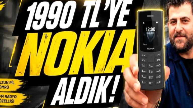 BİM’de Satılan Tuşlu Asker Telefonunu Aldık – Nokia 105 İncelemesi