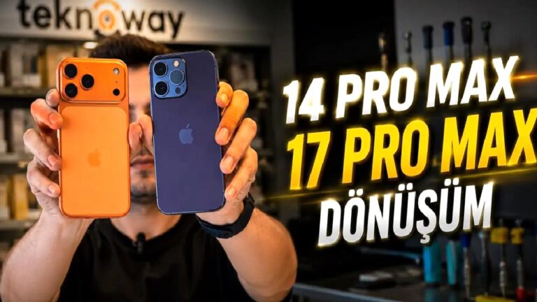 iPhone 14 Pro Max’i iPhone 17 Pro Max’e Dönüştürdük!