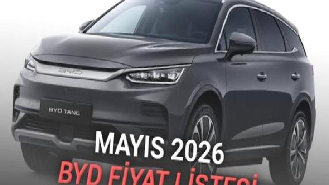 Mayıs 2026 BYD Fiyat Listesi Açıklandı: 2,5 Milyon TL’den Ucuz BYD Kalmadı