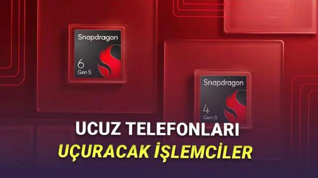 Orta Segment Telefonları Uçuracak Snapdragon 6 Gen 5 ve Snapdragon 4 Gen 5 Tanıtıldı