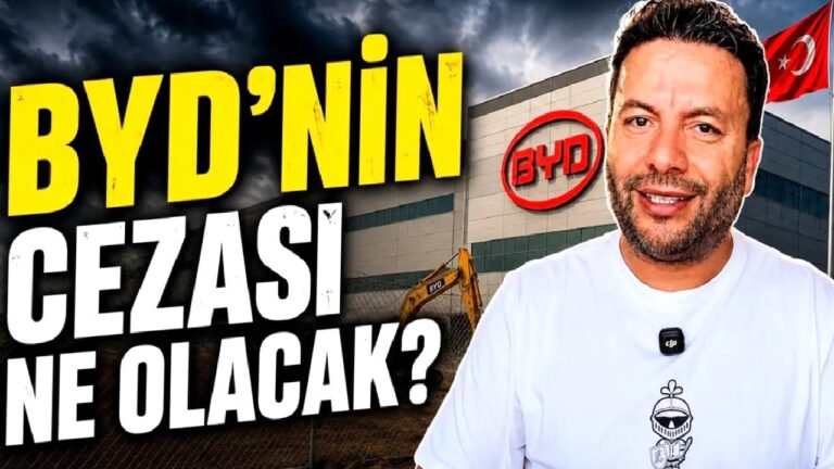 BYD Türkiye Fabrika Yatırımını Askıya Aldı! Şimdi Ne Olacak?