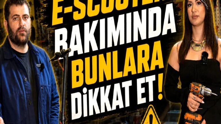 Elektrikli scooter bakımı, tamiri yapılırken dikkat edilmesi gerekenler!