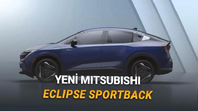 Nissan Leaf Benzeri Mitsubishi Eclipse Sportback Duyuruldu: İşte Tasarımı