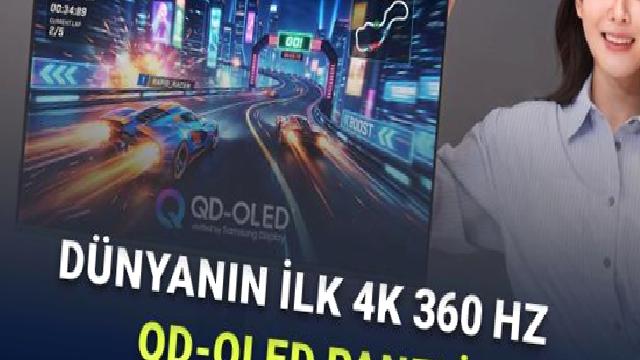 Samsung Display, Dünyanın İlk 360 Hz 4K QD-OLED Panelini Duyurdu