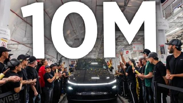 Tesla, 10 Milyonuncu Elektrikli Otomobilini Üretti!