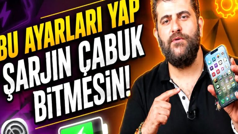 Telefonun Şarjı Neden Çabuk Bitiyor? Bu Ayarları Hemen Değiştirin!