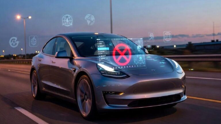 Tesla FSD Kaza Yaptı: Araç İkiye Bölündü