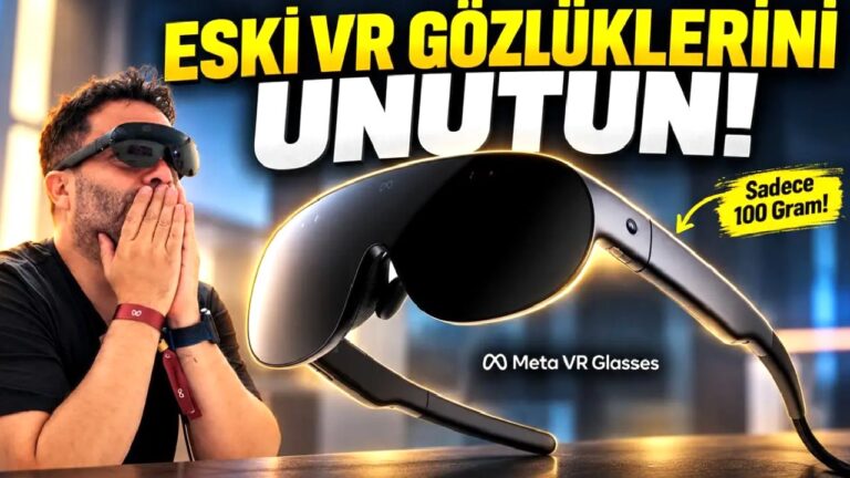 Apple Vision Pro’ya Ağır Darbe! Meta’nın 100 Gramlık 5K Yeni Gözlüğünü Denedik
