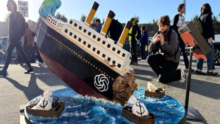 OpenAI’ye Titanic temalı protesto: Sanatçılar yapay zekâ dünyasını hedef aldı