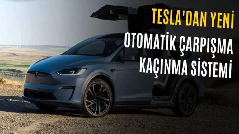 Tesla Otomatik Çarpışma Kaçınma Özelliğini Devreye Aldı